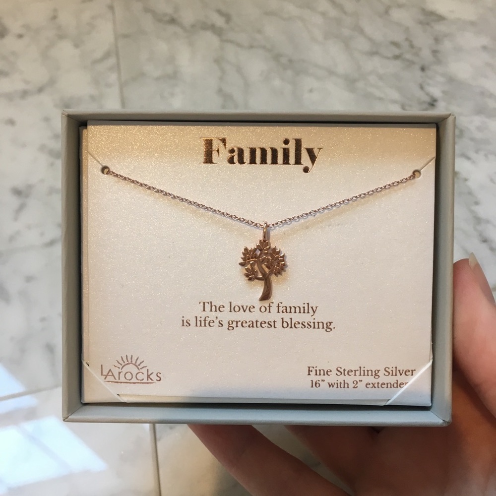 🎉Clearance🎉 Rose Gold Plated Family Tree - Picture 2 of 6